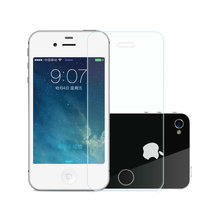 亿和源(YHYON)钢化贴膜苹果三星小米华为OPPO多品牌手机系列防碎屏钢化膜玻璃高清手机保护贴膜(苹果4/4s)