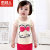 南极人儿童棉莱卡时尚打底内衣（蝴蝶结小兔） N513T80442(西瓜红 120cm)