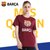 巴塞罗那俱乐部商品丨男女通用巴萨T恤圆领球衣短袖梅西球迷周边(酒红色 XXL)
