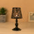 莎芮 欧式家居创意复古铁艺风灯蜡烛烛台浪漫烛光晚餐婚庆道具摆件礼物(KX8029黑色)第2张高清大图
