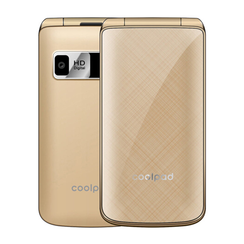 手机酷派coolpadv18翻盖电信老人机翻盖按键男女性手机老人手机沧海蓝