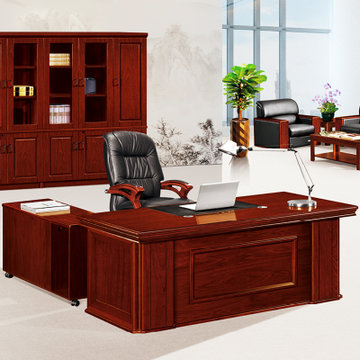 义好大班台办公桌mt43518米对公