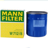 【国美在线】德国进口MANN曼牌机滤 W712/8滤芯 世嘉 307 2.0 C5 2.3/3.0