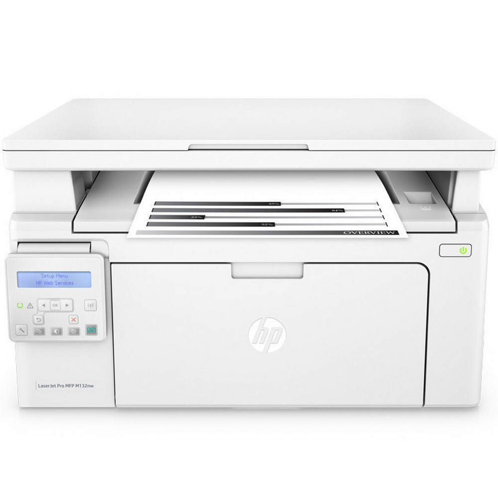 惠普（HP）M132nw 黑白激光三合一无线多功能打印机（打印/复印/扫描）