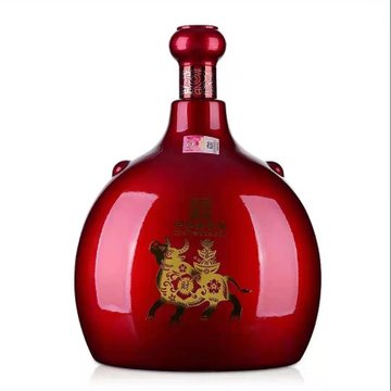 陕西白水杜康52度浓香型白酒生肖纪念20酒十斤大坛礼盒装(十斤大坛装)