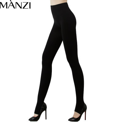 曼姿MANZI 棉感竖条显瘦加绒踩脚袜 拉绒连裤袜 美腿显瘦防勾丝打底丝袜 1200D秋冬加绒保暖打底裤袜 803820(黑色 均码) 曼姿MANZI 棉感竖条显瘦加绒踩脚袜 拉绒连裤袜 美腿显瘦防勾丝打底丝袜 1200D秋冬加绒保暖打底裤袜 803820(黑色 均码)