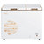 美的冷柜BCD-182DKMB金 182升 双温双门 阻霜净味 节能静音 断电保护 金