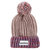 677888帽子女星期冬天韩版可爱街头羊毛保暖时尚新品(巧克力色 弹力均码)