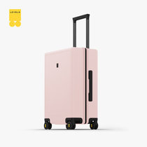 LEVEL8行李箱拉杆箱登机箱20英寸德国PC箱体男女旅行箱粉色 国美超市甄选