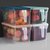 冰箱收纳盒食品保鲜盒冷冻保鲜专用整理盒子厨房水果蔬菜收纳神器kb6(混色4个装(加大4.5L))