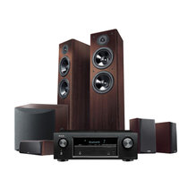 Yamaha/雅马哈 NS-F51 AVR-X520+SW050家庭影院套装HiFi前置蓝牙(木色)