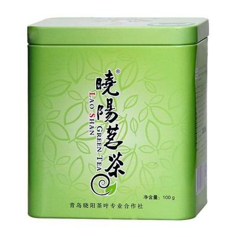 晓阳春 崂山绿茶罐装100克