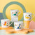 福耐康 可爱恐龙陶瓷水杯茶杯 儿童马克杯牛奶杯咖啡杯(橙色霸王龙)第2张高清大图