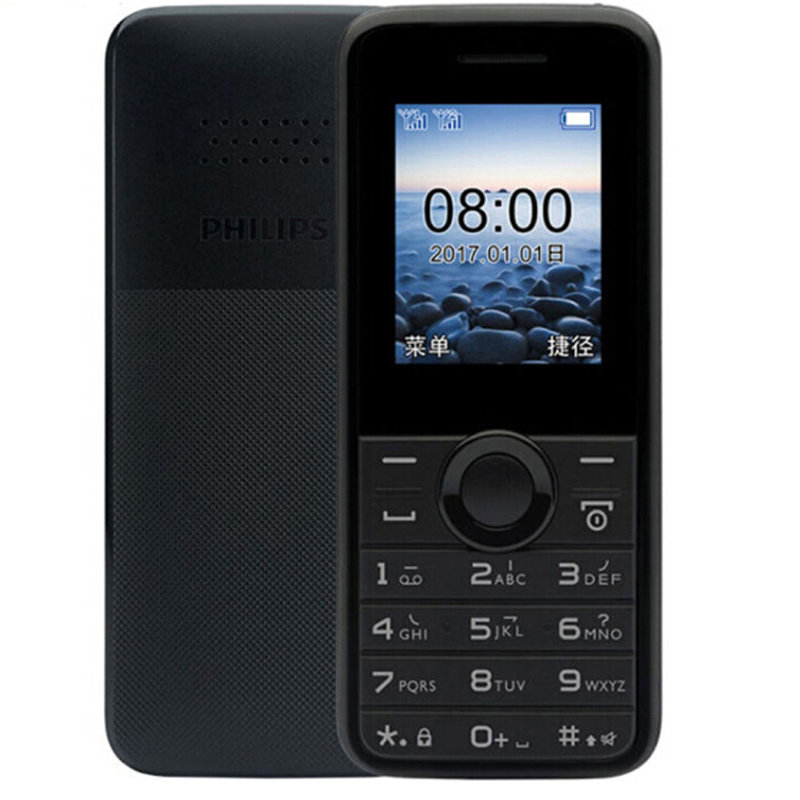 飞利浦philipse106移动老人手机持久待机备用学生非智能手机发e107