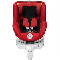 宝得适britax宝宝婴儿汽车车载isofix儿童安全座椅0-4岁双面骑士 isofix接口(热情红 双面骑士)
