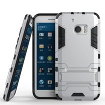 木木（MUNU）HTC ONE 10 M10 手机壳 手机套 保护壳 保护套 外壳 后壳 防摔壳 硅胶壳 钢铁侠硬壳(银白色)