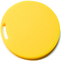 西派珂/CMCPACK 菜板塑料砧板水果案板切菜板子带把手无把手圆形刀板面板(彩色 规格300*15mm)(黄色 规格300*15mm)