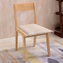 夏树 现代简约北欧风餐椅日式椅客厅卧室书桌椅gny-01(原木色)