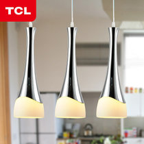 TCL照明 led餐厅餐吊灯具 卧室三头吊线创意个性吧台美式浪漫