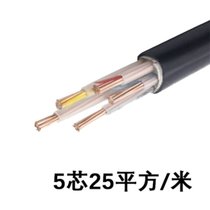 率龙电线电缆SL62国标电缆电线YJV5*25（单位：米）(默认)