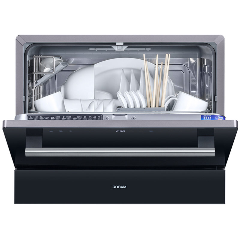 老板robamwqp6w703钢化玻璃台嵌式洗碗机