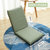 日式懒人沙发小型宿舍躺椅可折叠地上椅子榻榻米无腿椅单人靠背椅(豆绿色小号83X39X7.5cm)