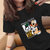 蒂克罗姆Goofy纯棉T恤T5046(黑色 L)