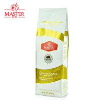 JUJIANG/巨匠 精选金标 综合热风味咖啡豆500g进口现磨纯黑咖啡粉