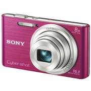 索尼（SONY）DSC-W730数码相机（粉色）粉红时尚卡片 智能场景切换 脸部美容功能 高级闪光灯模式 1610万像素 2.7英寸屏 8倍光学变焦 25mm广角 操作简便 人气家用超值选！