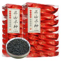 痴福 新茶正山小种武夷红茶花果香型茶叶袋装小包装250克(两盒共250克)
