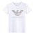 欧洲站美杜莎夏季2020新款潮流牌男士丝光棉烫钻短袖T恤大码体恤4(m 白)