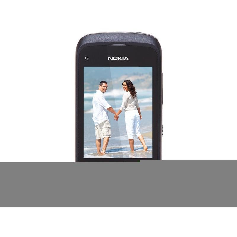 【诺基亚c2-02手机暗夜黑图片】诺基亚(nokia)c2-02手机(暗夜黑)图片
