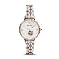阿玛尼（ARMANI）时尚镂空机械女表(AR60019)