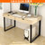 匠林家私台式电脑桌家用办公桌简约现代写字台简易书桌办公台(白枫木 120cm)