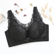 SUNTEKT113 内衣女无钢圈聚拢文胸小胸性感深V背心式调整型胸罩(黑色 36/80（AB通杯）)