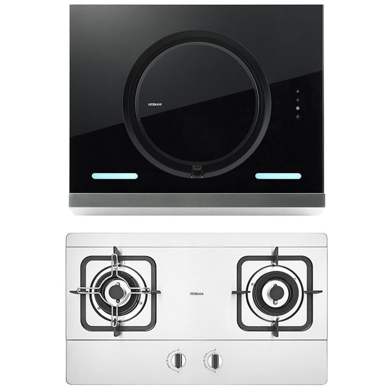 老板(robam) cxw-200-5606 jzt-7g29 侧吸 不锈钢 嵌入式 烟灶套餐