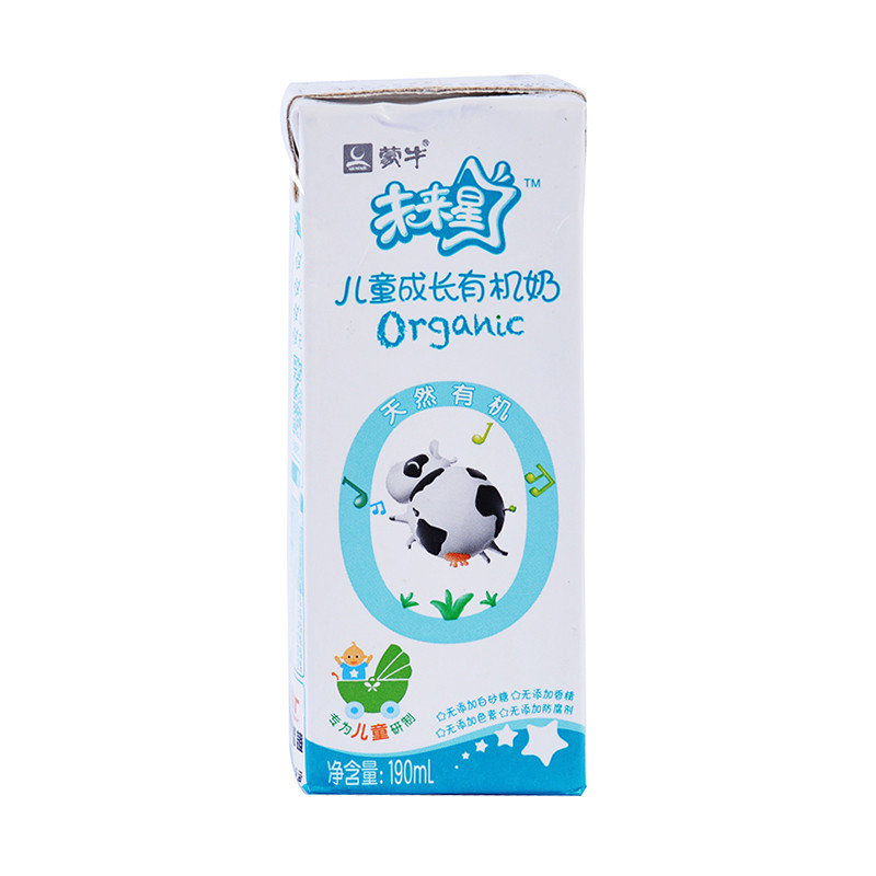 蒙牛未来星儿童成长有机奶190ml/盒图片【图片 价格 品牌 报价】-国美