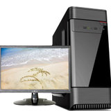 华志硕 AMD A4 6300/4G/120G固态SSD/ 双核组装台式电脑 DIY组装机台式电脑主机(主机+剑齿虎21.5)