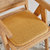 夏季凉席坐垫办公室沙发凉垫椅子透气冰藤椅垫夏天学生汽车座垫子(印尼藤-黄色)