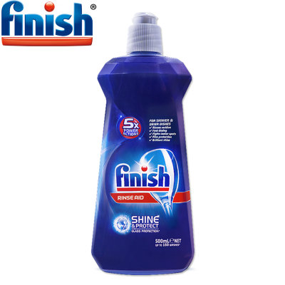 finish亮碟 洗碗机专用漂洗剂500ml増亮剂 西门子美的海尔(漂洗剂500ml)