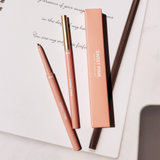 粉色安琪纤细眼线胶笔巧克力棕0.12g 眼线胶笔细头丝滑易上色