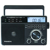 熊猫T-19收音机新款便携式老人全波段录音半导体插卡老年广播台式