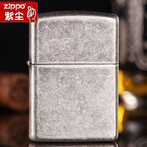原装zippo防风打火机正版 盔甲古银光板28973 zppo限量刻字(红色)