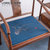 中式绣花茶椅垫坐垫红木家具椅子垫沙发垫子餐椅茶桌太师椅圈椅垫(蕙质兰心-蓝色)