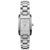 阿玛尼（ARMANI）手表 潮流时尚方形表盘银色钢带女士腕表AR0359 AR0360 AR0361(AR0359)(AR 0359)