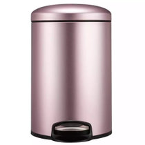 EKO 9233 智能垃圾桶 玫瑰金 9L 家用免脚踏不锈钢 智能感应垃圾桶