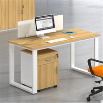 GX 组合办公台环保板材含活动柜1.2米办公桌职员台(橡木色 GX-B0120单人位)
