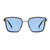 明星新款女士太阳镜墨镜 时尚猫眼网红墨镜防紫外线护目镜(金框上粉下灰片 明星太阳镜)
