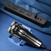飞科(FLYCO)剃须刀电动刮胡刀USB剃须刀智能电动充电式男士全身水洗FS367