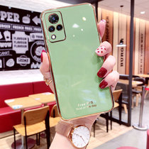 vivos9手机壳套 VIVO S9保护套V2072A 5G电镀硅胶软壳包边防摔简约潮时钟支架外壳(图3)